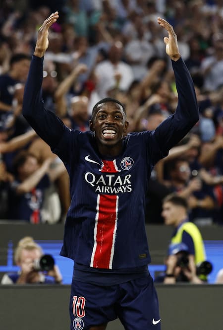 Ousmane Dembélé, uno de los candidatos a ganar el Balón de Oro 2025. Foto: Reuters/Peter Cziborra