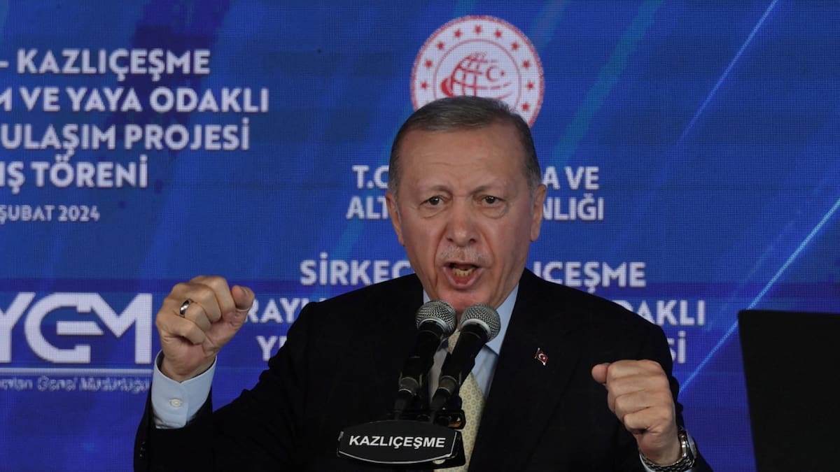 Recep Tayyip Erdogan, presidente de Turquía. Foto: Reuters.