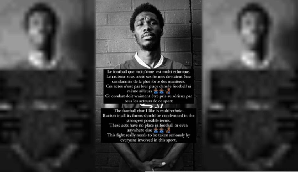 Posteo de David Fofana en Instagram