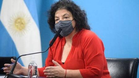 Carla Vizzotti, ministra de Salud, NA