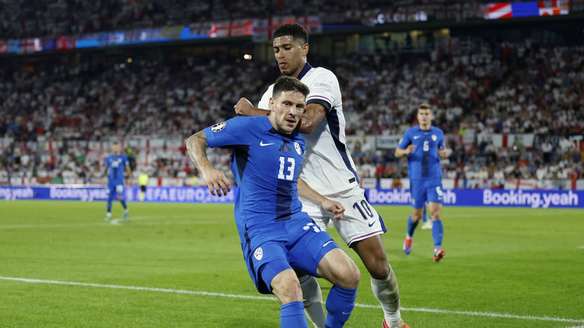 Inglaterra vs Eslovenia, Eurocopa. Foto: Reuters