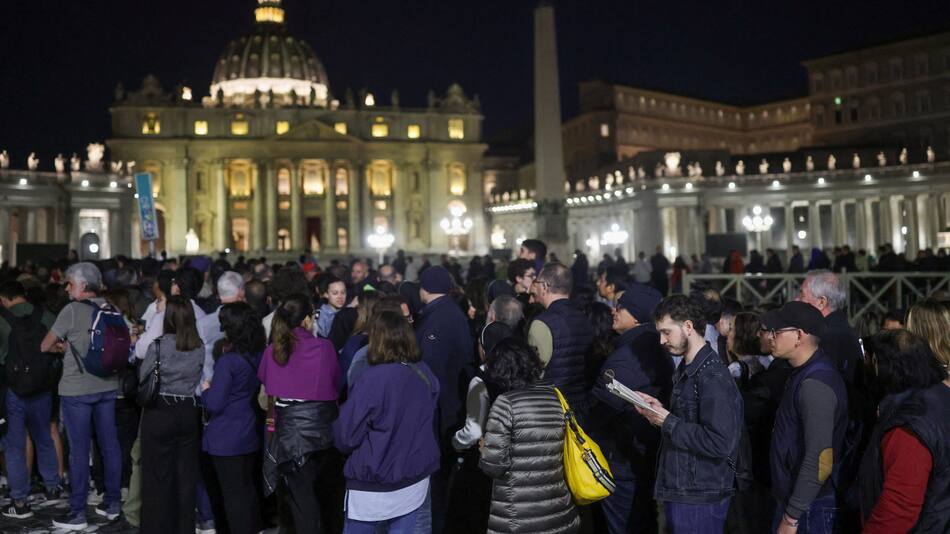 Último adiós al Papa Francisco en el Vaticano. Foto: REUTERS.