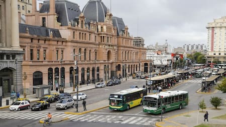 Colectivos; transporte público. Foto: NA (Daniel Vides)