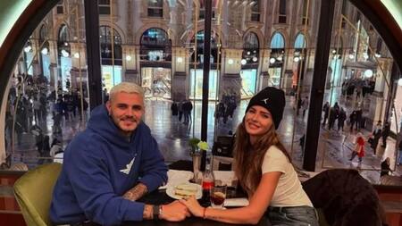 Mauro China y la China Suárez en Italia. Foto: NA.