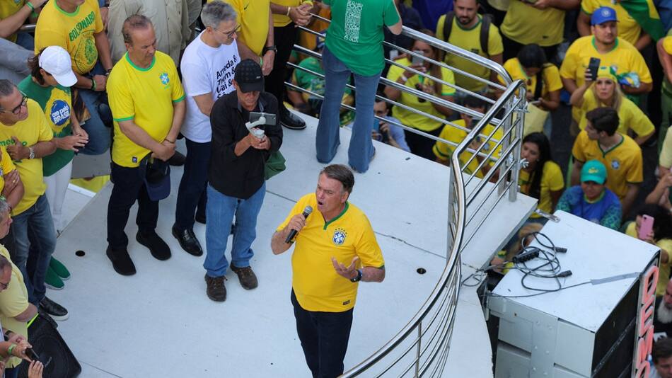Jair Bolsonaro en Sao Paulo. Foto: Reuters.