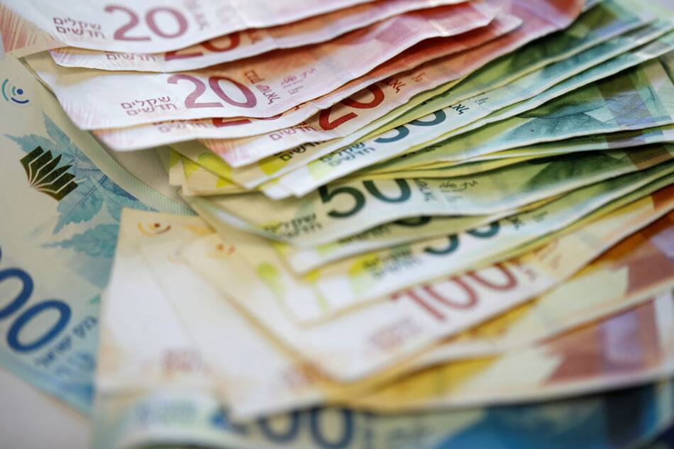 Shekels, dinero israelí. Foto: Reuters.