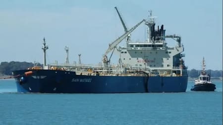 Buque mercante San Matías I. Foto: Gentileza LM Neuquén.