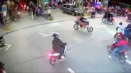 Ataque piraña. Foto: captura de video.