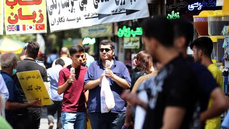 Ola de calor en Irán. Foto: EFE.