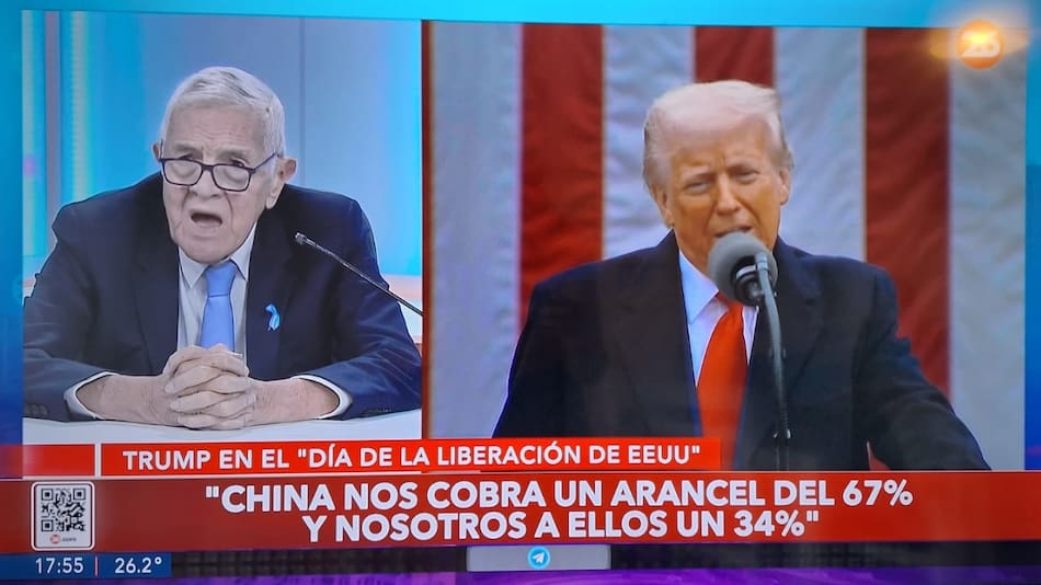 Jorge Castro sobre las medidas de Trump en el Día de la Liberación. Foto: Captura de video.