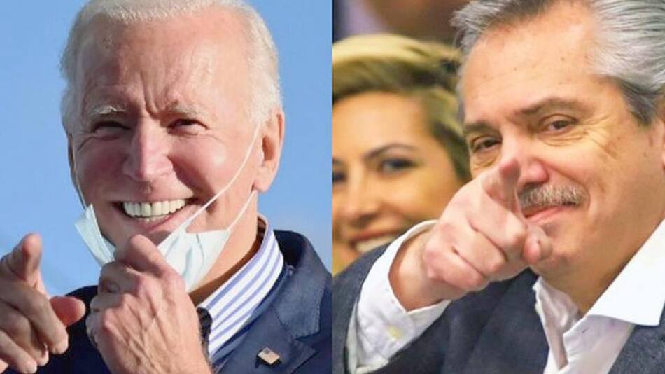 Alberto Fernández y Joe Biden