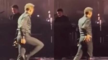 Luis Miguel habría sentido un dolor en pleno show. Foto: captura video.