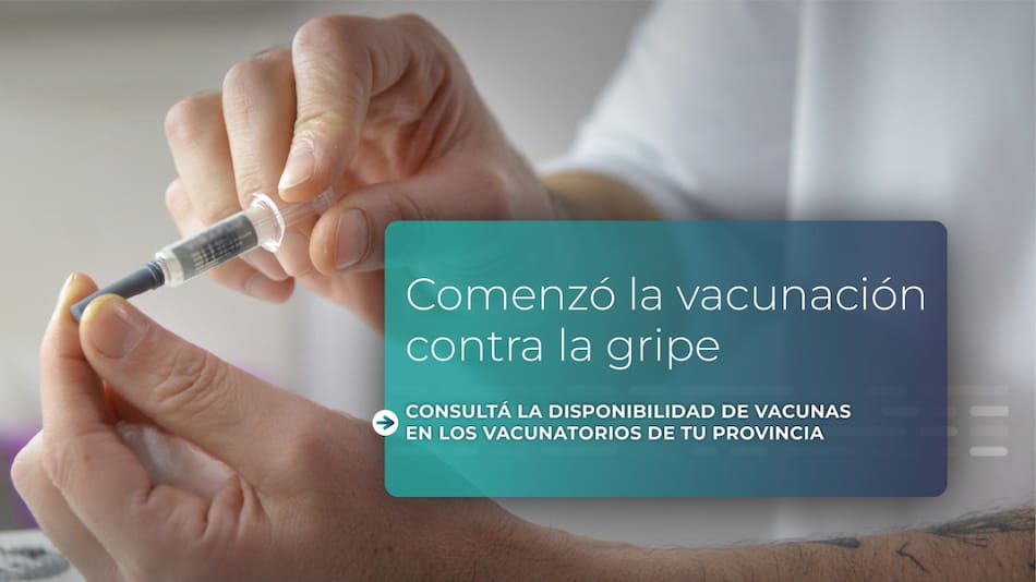 Campaña de vacuna antigripal de PAMI. Foto: X @MinSalud_Ar