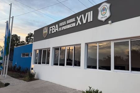 La nueva base operativa en Carlos Spegazzini, en Ezeiza.