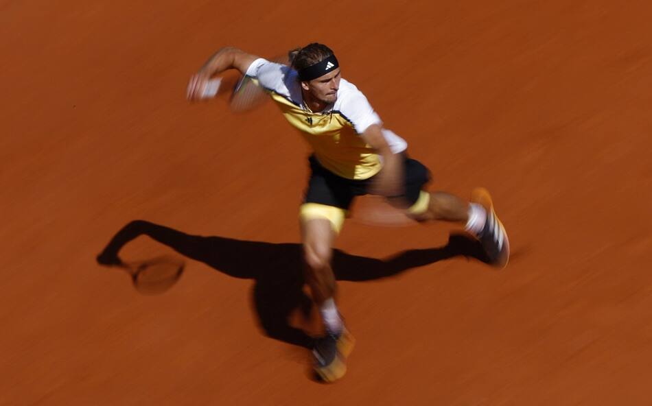 Alexander Zverev; Roland Garros 2024. Foto: Reuters.