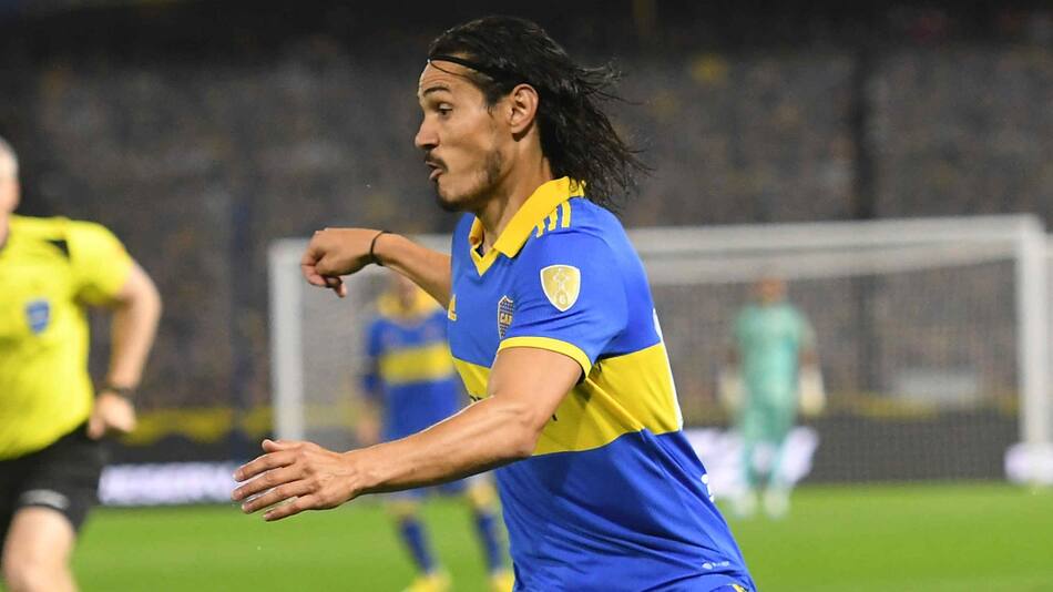 Edison Cavani, Boca Juniors. Foto: Télam.