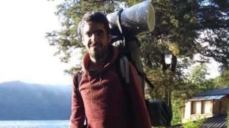 Joaquín Santos, mochilero perdido en cerro Tronador