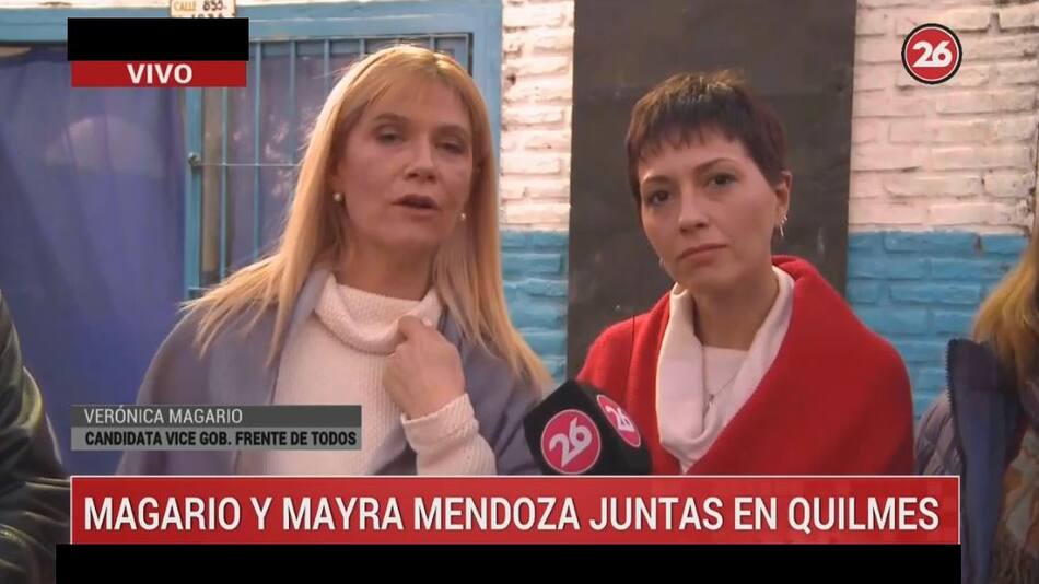 Verónica Magario en Quilmes, Elecciones 2019, Canal 26