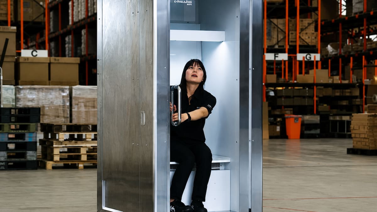 La heladera "apta para humanos" está disponible en Japón.