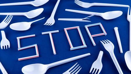 El Reino Unido prohibirá los platos y cubiertos de plástico de un solo uso. Foto: Unsplash.