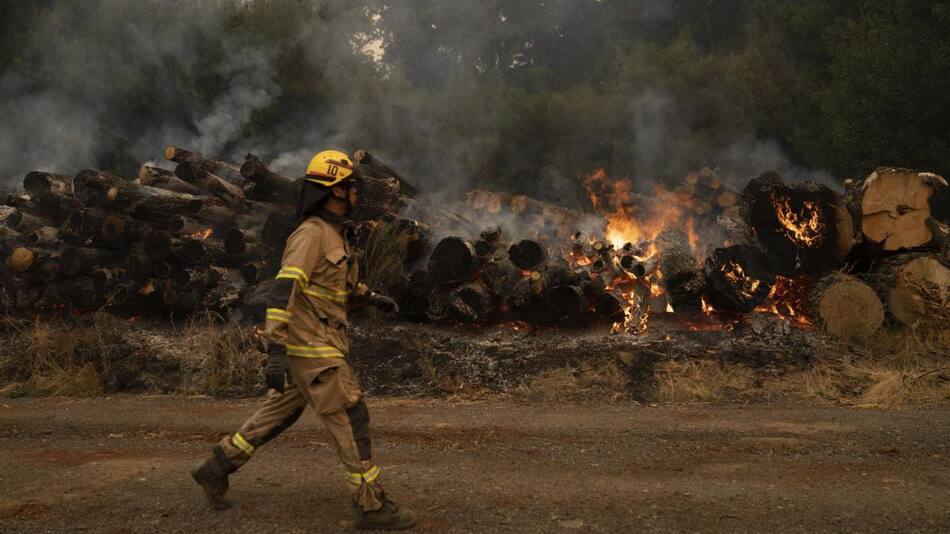 Incendios en Chile. Foto: EFE