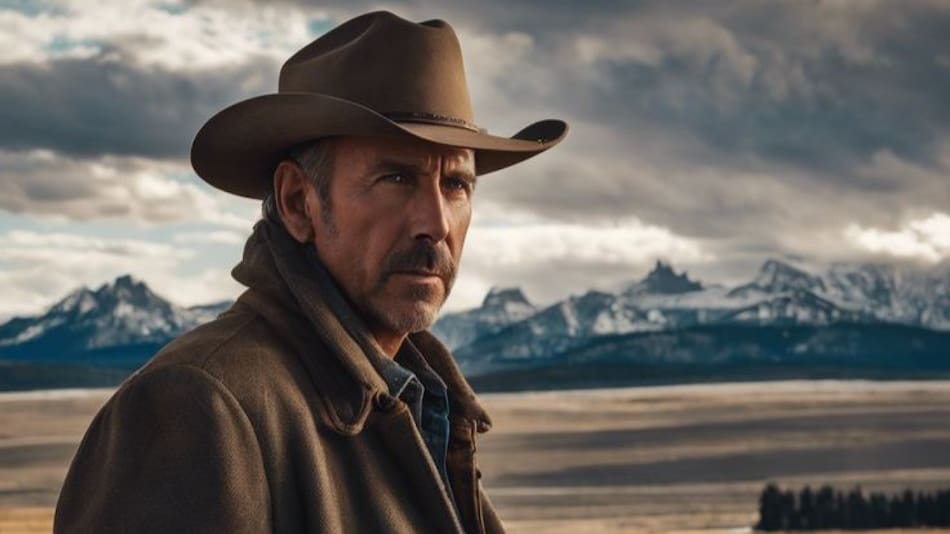 Kevin Costner en Yellowstone. Foto: Pinterest.