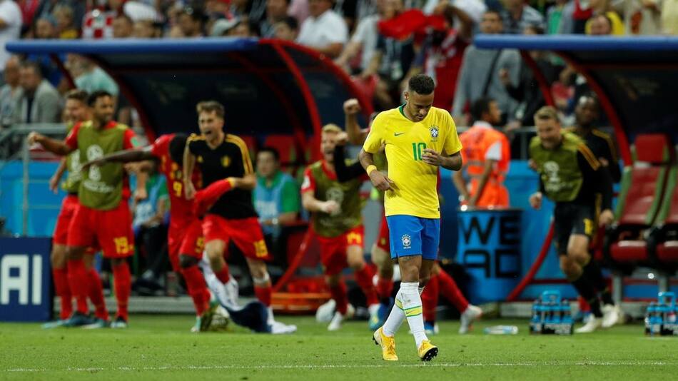 Neymar - Mundial 2018: Brasil vs. Bélgica (Reuters)