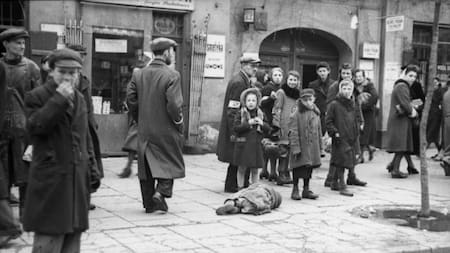 Levantamiento del gueto de Varsovia. Foto: Bundesarchiv.