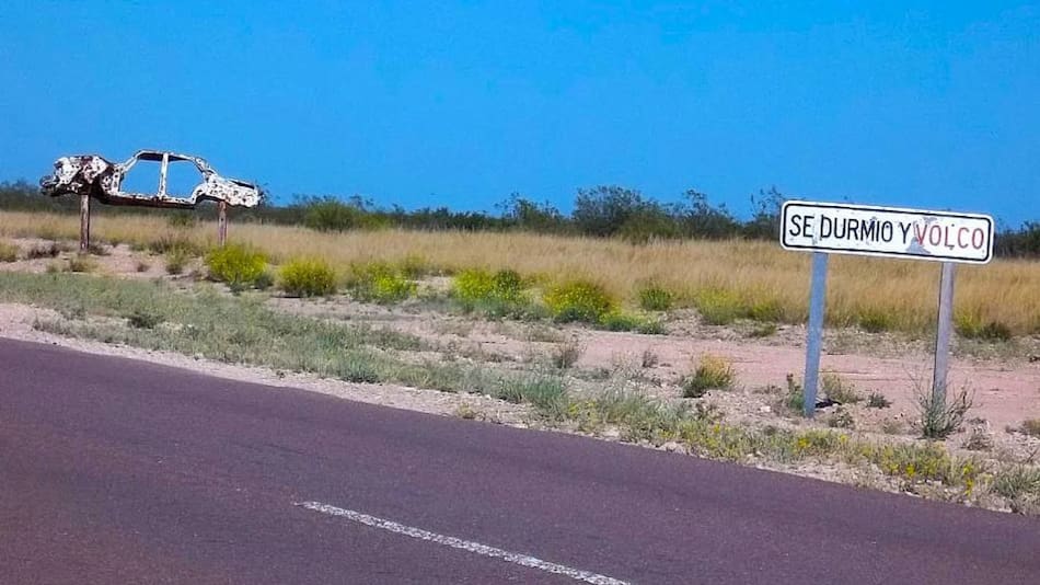 La "Ruta de la muerte" argentina. Foto: Google Maps