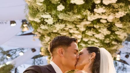 La foto oficial que subieron Oriana y Dybala. Fuente: Instagram