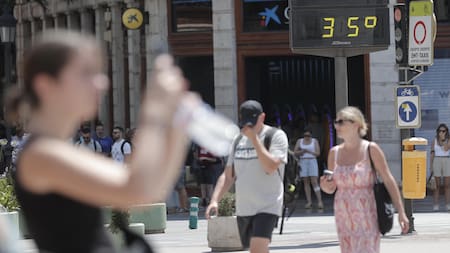 Ola de calor en España. Foto: EFE.