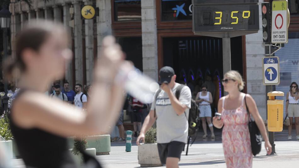 Ola de calor en España. Foto: EFE.