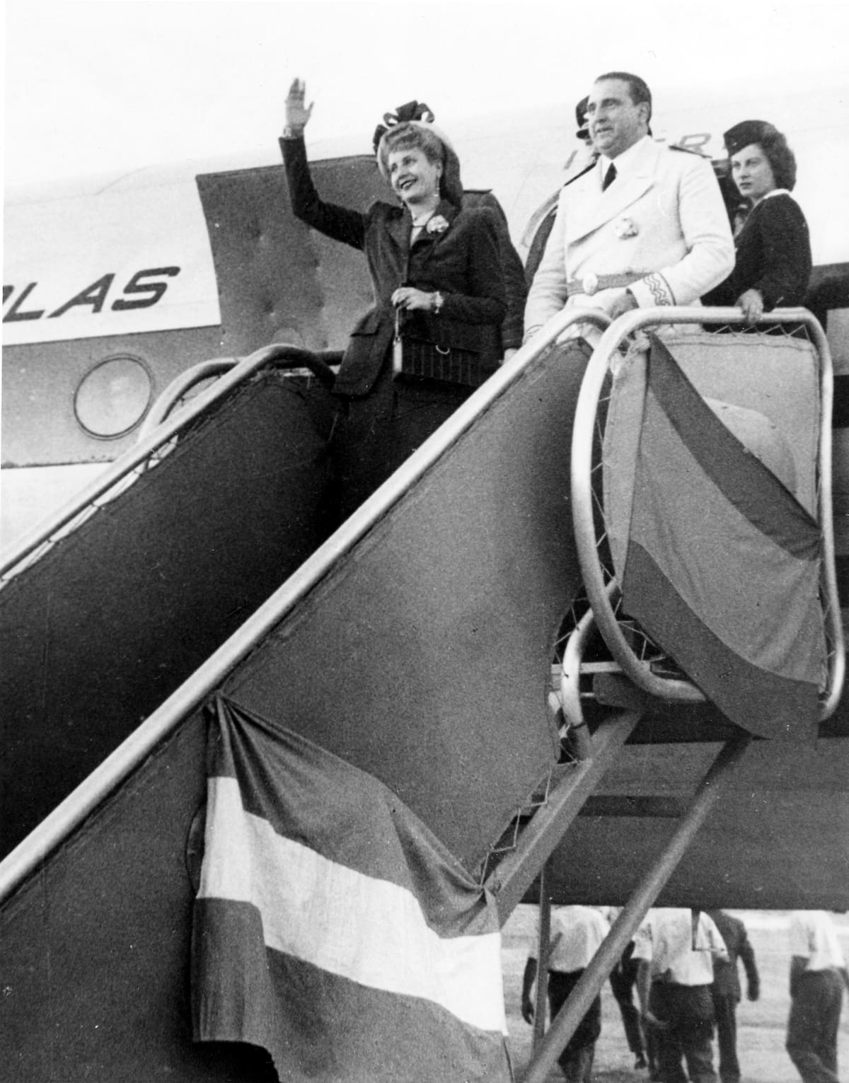 En 1947, Eva Perón llegó a España en plena posguerra