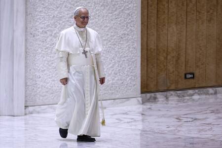 El papa León XIV. Foto: Reuters/Guglielmo Mangiapane.