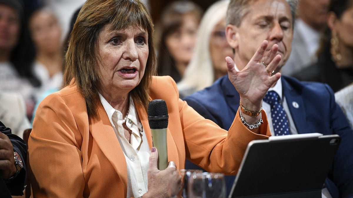 Patricia Bullrich, jera del bloque de La Libertad Avanza en el Senado