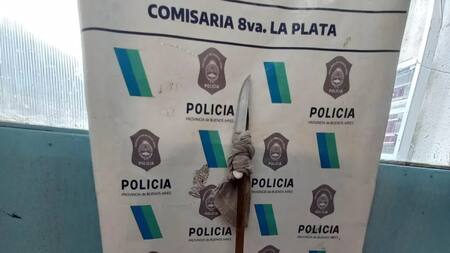 Intentó matar a su madre atando un cuchillo en la punta de un palo para usarlo como lanza. NA