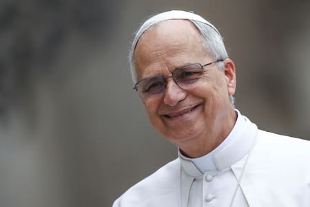 El papa León XIV. Foto: Reuters/Guglielmo Mangiapane.
