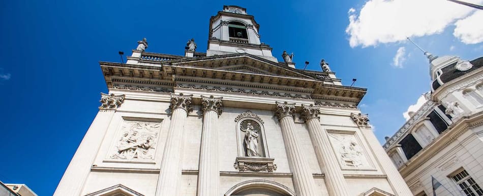 Basílica San José de Flores, en Flores, Ciudad de Buenos Aires. Foto: GCBA