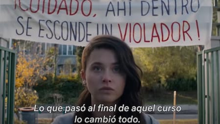 "Ni una menos". Foto: captura Netflix.