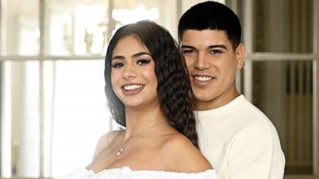 Daniela Celis y Thiago Medina. Foto: X