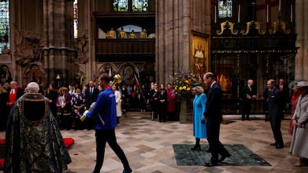 Día de la Commonwealth, la Reina Camila y el Príncipe William. Foto: Reuters.