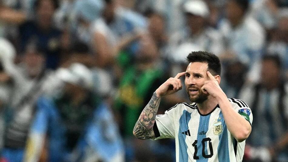 Lionel Messi en el Mundial de Qatar. Foto: REUTERS.