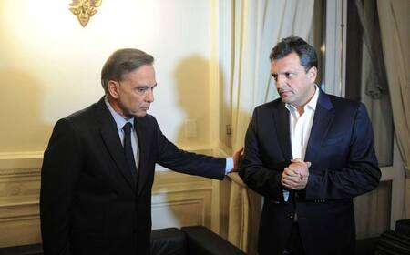 Massa y Pichetto: reunión del PJ