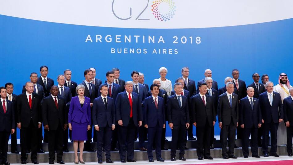 Foto de mandatarios en la Cumbre del G20 (Reuters)