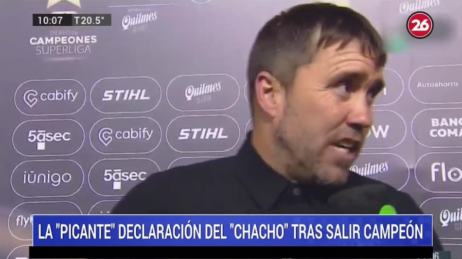 Chacho Coudet, declaración, Racing