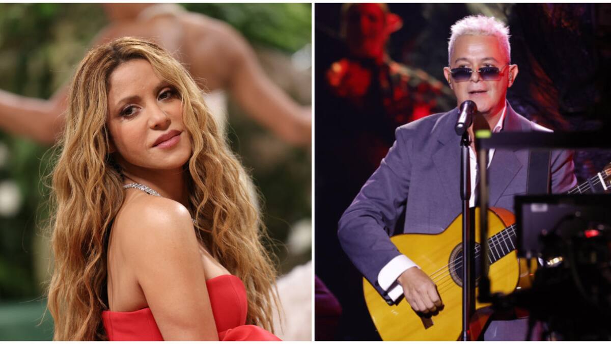 Shakira y Alejandro Sanz. Foto: Reuters - EFE.