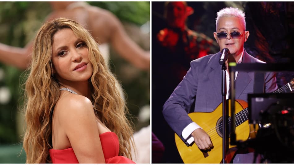 Shakira y Alejandro Sanz. Foto: Reuters - EFE.
