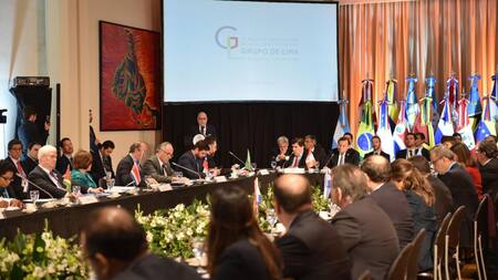 Grupo Lima, reunión en Buenos Aires, foto Twitter