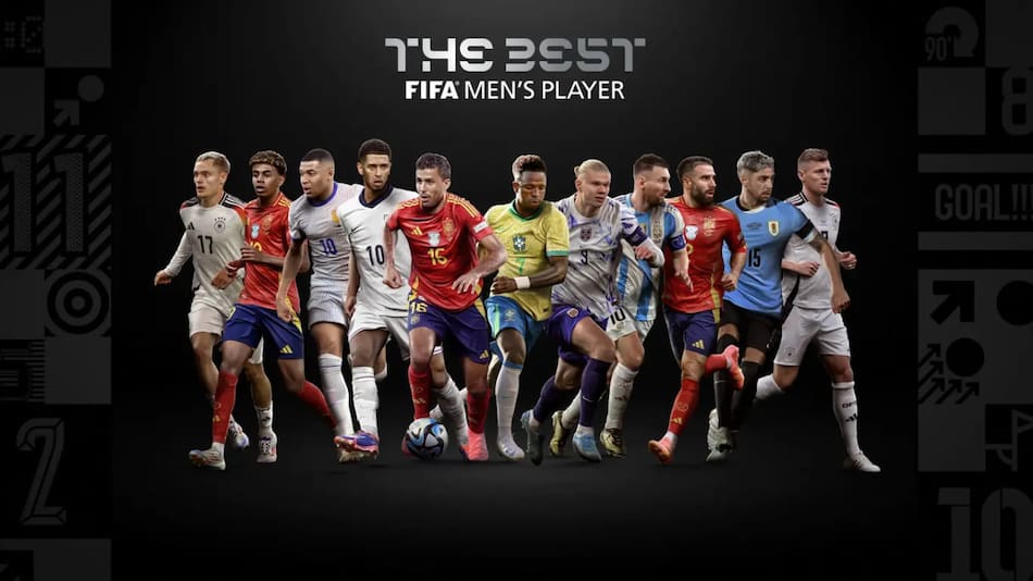 Los nominados al premio FIFA The Best 2024. Foto: FIFA.