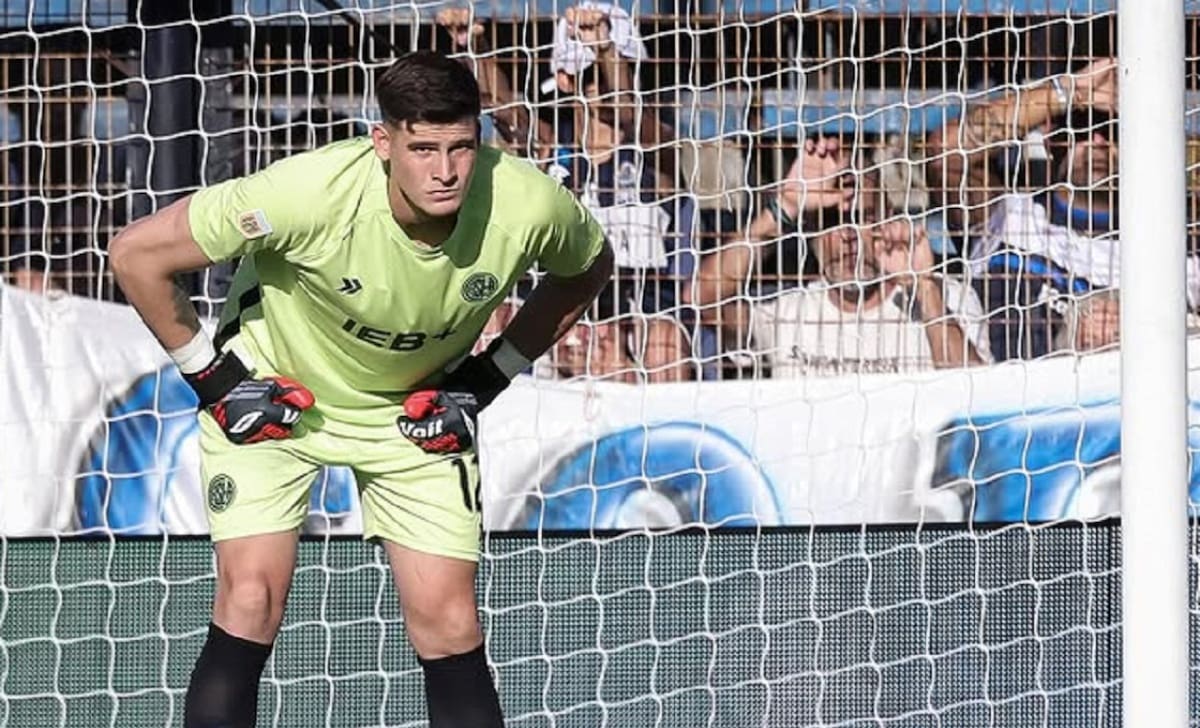 Orlando Gill, arquero de San Lorenzo. Foto: Instagram @orlando_daniel01